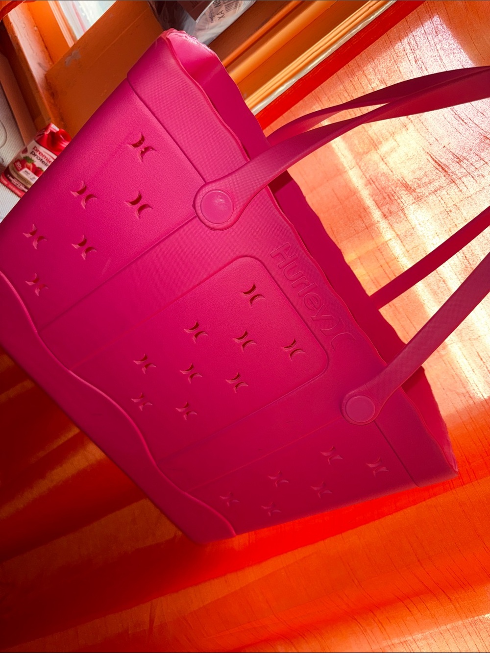 Hurley Hot Pink Tote Bag